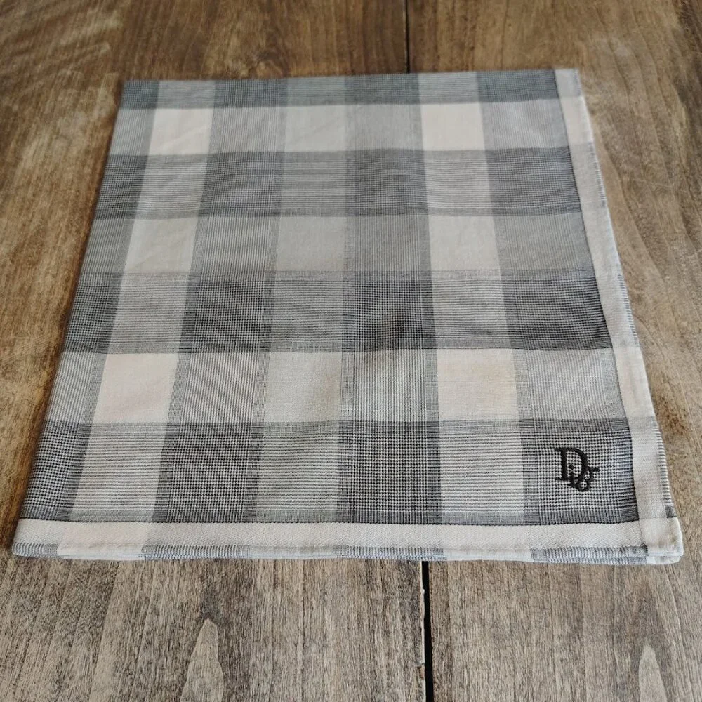 Vintage Dior Check scarf